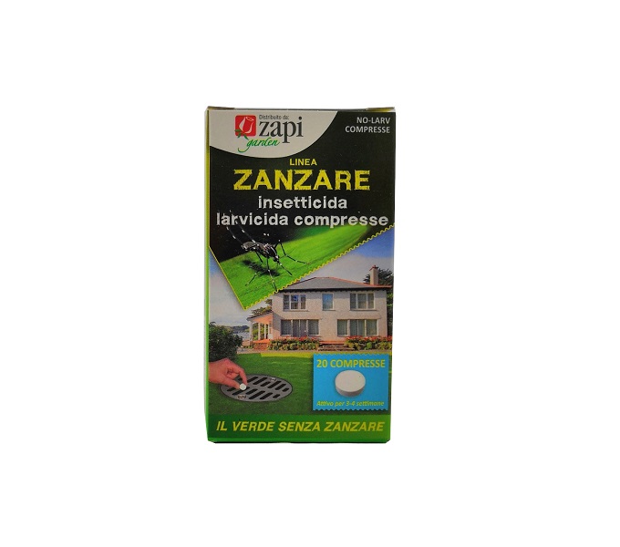pastiglie antizanzare larvicida 20 compresse Zapi - Pierucci Agricoltura