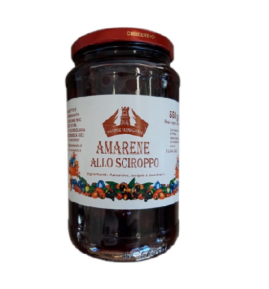 Amarene Sciroppate 550g Pierucci Agricoltura